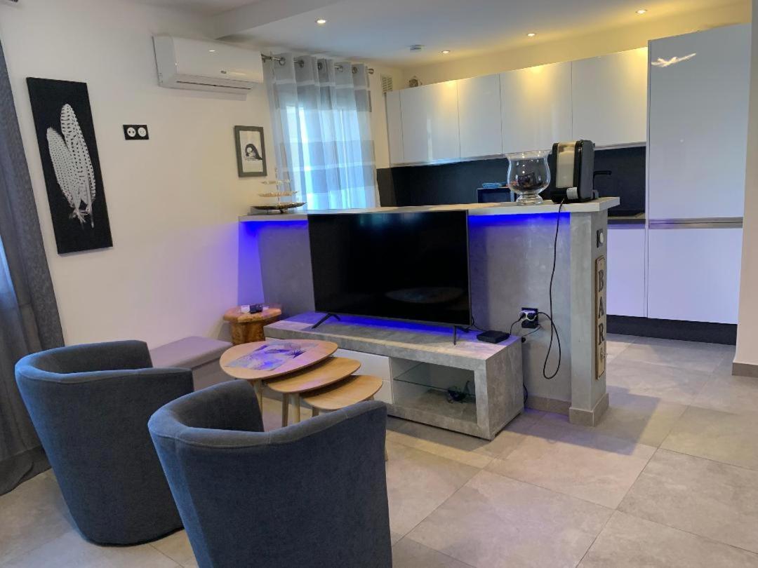 Grand Studio Tres Agreable Avec Bar, Cuisine Et Terrasse Cagnes-sur-Mer Extérieur photo
