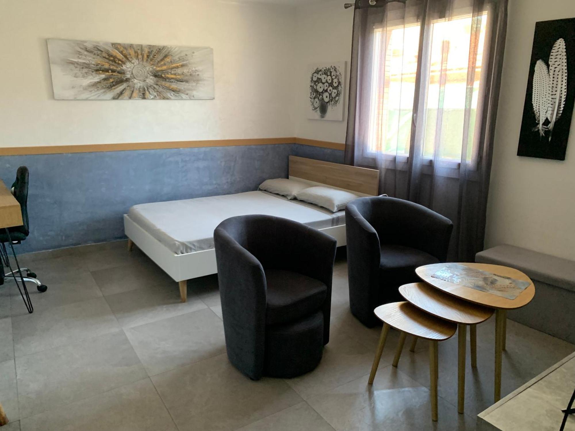 Grand Studio Tres Agreable Avec Bar, Cuisine Et Terrasse Cagnes-sur-Mer Extérieur photo